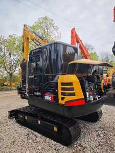 Mini-excavatrice sur chenilles Sany SY60C d'occasion 2023, poids 6 tonnes, pompe d'origine, bon état, moteur certifié CE, avec vidéo de démonstration - Product Image 2