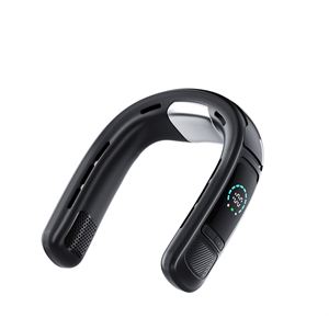 6000Mah Rechargeable Neck <b>Fan</b>, Semiconductor Cooling & LED Display, Lightweight <b>Mini</b>, Silent Surround Airflow Portable - Product Image 5