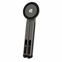 Support Téléphone Magnétique en Alliage d'Aluminium Portable Rotation 360 Trépied Pliable Holder pour Tablette PC Portable Suppo