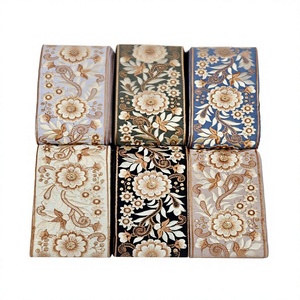 Vente directe fil de coton broderie dentelle garniture tissu de créateur dentelle broderie Dentelle de coton - Product Image 1