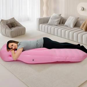 Oreiller de maternité gonflable portable confortable en gros coussin à trous pour le corps pour femmes enceintes avec bienfaits du massage - Product Image 6