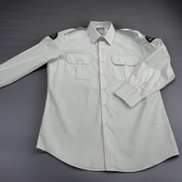 Uniforme de pilote de haute qualité, chemise de capitaine, uniforme d'aviation pour homme, uniforme de pilote, uniforme de steward de compagnie aérienne