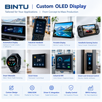 Écran AMOLED MIPI DSI flexible et pliable de 5,78 pouces de l'usine BINTU pour console centrale de voiture, terminal portable et moniteur portable