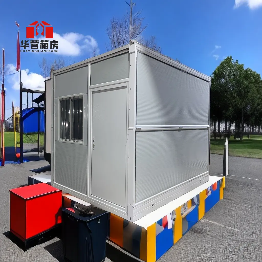 Rumah kontainer rumah Prefab kualitas tinggi Modular kantor lipat rumah prefabrikasi lipat rumah biaya rendah