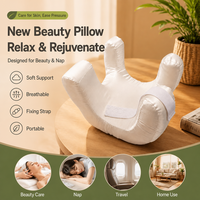 HUAJU Offre Spéciale Oreiller en Mousse à Mémoire de Forme Multifonctionnel en Polyester Confortable et Doux pour le Sommeil et la Beauté du Cou et du Visage