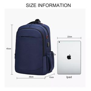Sac à dos personnalisé pas cher USB anti-vol personnalisé imperméable Sac à dos pour ordinateur portable pour hommes - Product Image 2