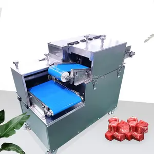 Drei-Dimensionalt automatische Fleischschneidemaschine frisches knochelloses Huhnfleisch Fischstreifen-Werkbelag-Schneidemaschine
