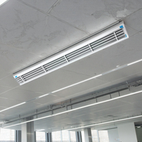 Diffuseur linéaire moderne en alliage d'aluminium de style victorien, réglable et durable, pour la ventilation des sous-sols et des systèmes CVC