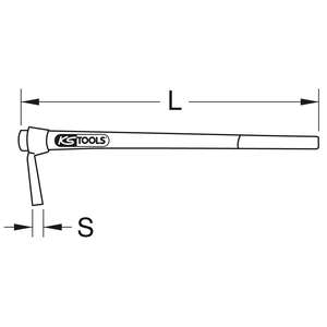 KS TOOLS BRONZEplus Azada 950 mm - Product Image 2