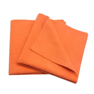 80/20 blend orange blue edgeless microfiber pearl towel car polishing towel microfiber cloth car wash towel