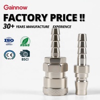 Raccord pneumatique à corps en acier inoxydable Nitto, coupleur à raccord rapide, connecteurs mâles pour air comprimé, accouplement pneumatique