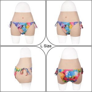 Yapay gerçekçi vajina sahte kedi popo ve kalça külot tam silikon popo kaldırma Transgender için kalınlaşmış pantolon - Product Image 3