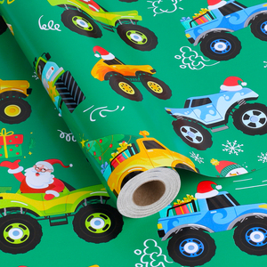 Custom Eco-Friendly Recyclable Marble <b>Pattern</b> Art <b>Paper</b> Roll Double-Sided Coated PE Waterproof Digital Printing Gift Packaging - Product Image 6