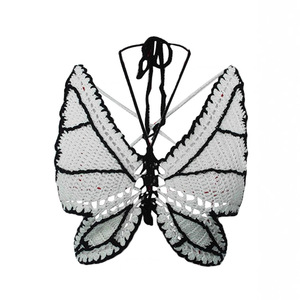 Corset <span class=keywords><strong>sans</strong></span> manches vintage style Spice Girl pour <span class=keywords><strong>femme</strong></span>, avec col à nœud papillon, fait main, idéal pour les vacances à la plage - Product Image 5