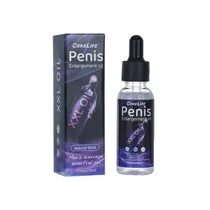 Huile de sexe de marque privée huile permanente d'agrandissement du pénis pour hommes crème sexuelle agrandir le pénis Gel d'agrandissement de pénis usine