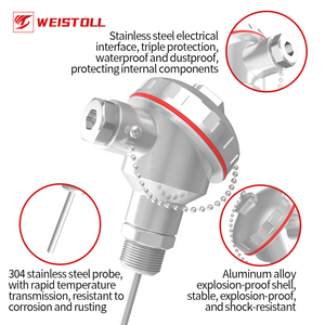 Weistoll מייצרת משדרי טמפרטורה, אשר יכול להיות מותאם אישית עבור מדידת טמפרטורה גבוהה 4-20ma - Product Image 5