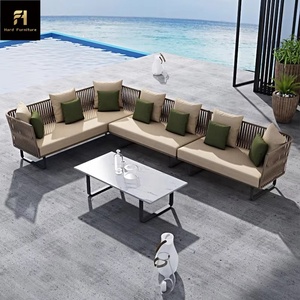 ชุดโซฟาในสวนกลางแจ้งหรูหราแบบอิตาเลียนชุดโซฟา2/3ที่นั่งปรับแต่งได้สำหรับระเบียง - Product Image 5