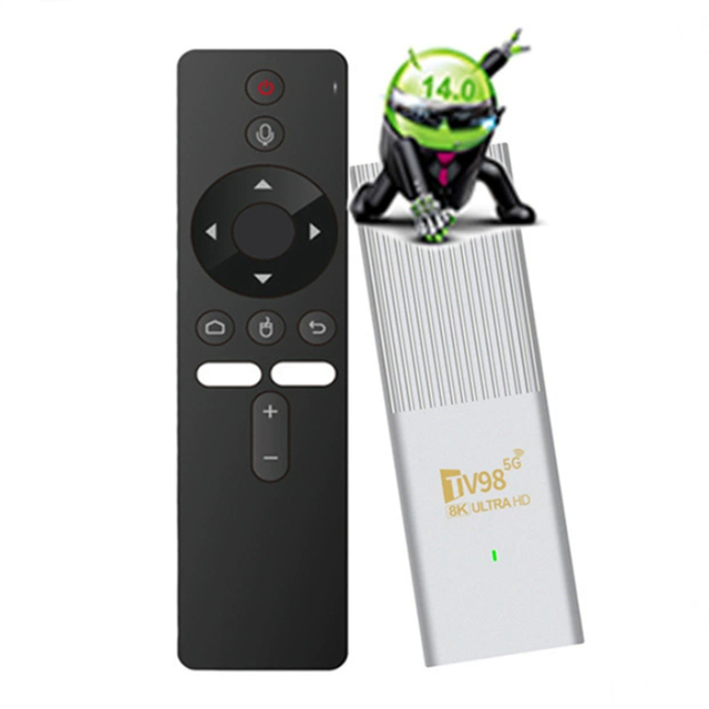 TV98 ATV X6 Android TV BOX 2.4G 5G Wifi 4K Ultra HD Quad Core Smart Set Top Box