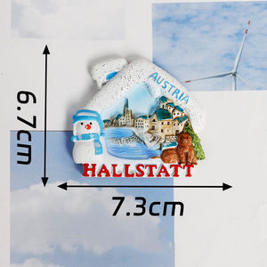 Fabbrica stampa personalizzata resina Palm Beach Vanuatu frigo magnete <span class=keywords><strong>souvenir</strong></span> - Product Image 3