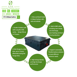 Batteria auto elettrica CTS 48V 60V 72V 96V 144V batteria agli ioni di litio 10KW 20KW 30KW per EV Golf Cart veicoli - Product Image 3