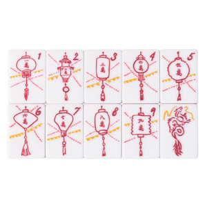 Jeu de tuiles de mahjong de luxe pliable et portable, 160 pièces, en acrylique vert moderne, style américain classique, couleur malachite - Product Image 5