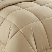 Ensemble de literie en microfibre douce 7 pièces, ensemble de couette matelassée carrée toutes saisons avec draps et taies d'oreiller OEM ODM
