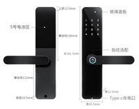 Diyu Smart Deurslotensysteem Binnenhuis Houten Elektronische Toegangscontrole voor Appartement Hotel Project Commerciële Gebouwbeheer
