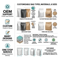 Pochettes à Boissons Personnalisées en Plastique Transparent de 250 ml et 500 ml, Qualité Alimentaire, avec Fermeture Ziplock et Trou pour Paille, Idéales pour Jus et Boissons