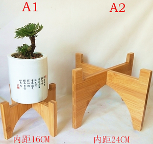 Soporte de vida nórdico, marco de flor pequeña de bambú moderno simple, soporte de <span class=keywords><strong>maceta</strong></span> cruzado creativo - Product Image 5