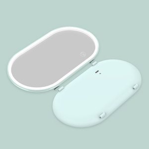 <b>Car</b> Visor Side <b>Mirror</b> Macaron Color Infinitely Dimmable LED Makeup <b>Mirror</b> - Product Image 4