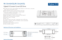 SKYDANCE 9-45VDC 100-450mA 1CH 12W Zigbee Driver LED à courant constant Zigbee3.0 Contrôleur LED pour Downlight PB-12A-L(WZS)