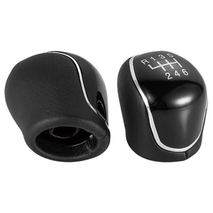 Ford Manual Transmission Gear <b>Shift</b> <b>Knob</b> Black Leather Ergonomic Design For Car Interior Upgrade - Product Image 3