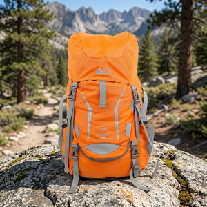 Sac à dos de randonnée Navigate Trekking 48L unisexe en polyester avec poignée rigide, sac d'aventure en plein air de 48 litres - Product Image 2