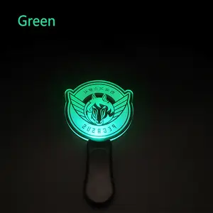 Most Popular Party Favors Colorful Acrylic Handheld Concert Remote Controlled Led Glow Flashing Light Stick