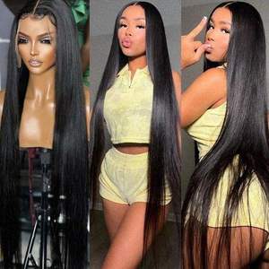 Peluca de Encaje HD 250% 13x6 Lisa Sin Pegamento Pre-arrancada de Cabello Humano Virgen Vietnamita Natural con Reflejos <span class=keywords><strong>613</strong></span> - Product Image 2