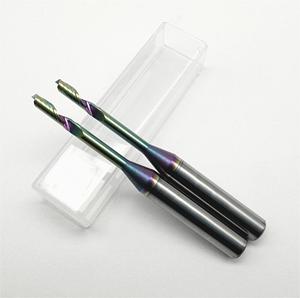 Fresa de Carburo de un Solo Filo en Espiral, Recubrimiento Colorido DLC, Mecanizado de Acabado 2025, Herramienta de Corte Duradera para Aluminio CNC - Product Image 5