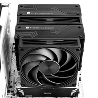 Thermalright Frost Tower 140 BLACK /White CPU Air Cooler Dual Tower 6 Heatpipe Cooler 140mm PWM Fan for High End Gaming PC Build