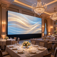 Pantalla LED de Alquiler para Interiores con Paso de Píxeles Fino P1.9, 4K, Brillo de 1000cd, Resistente al Agua, para Estudio de Transmisión y Producción Virtual