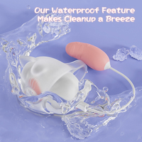Liebeskugel-förmiger Saugvibrator für Frauen aus Medizinischem Silikon Klitoris- und Brustwarzen-Stimulator Weiblicher Masturbator Erotikspielzeug für Erwachsene