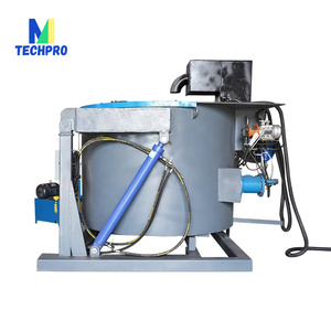 Four à induction de fonte de fonte Déchets Eq-Rtp-1000D4 Métal industriel Four de fusion de l'aluminium Ferrosos Tc4L-16 - Product Image 5