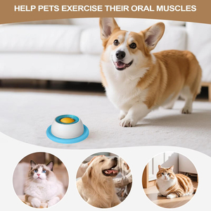 Gamelle automatique anti-glouton en ABS pour <span class=keywords><strong>chats</strong></span> et chiens, jouet d'activités et accessoire d'intérieur pour animaux de compagnie - Product Image 3