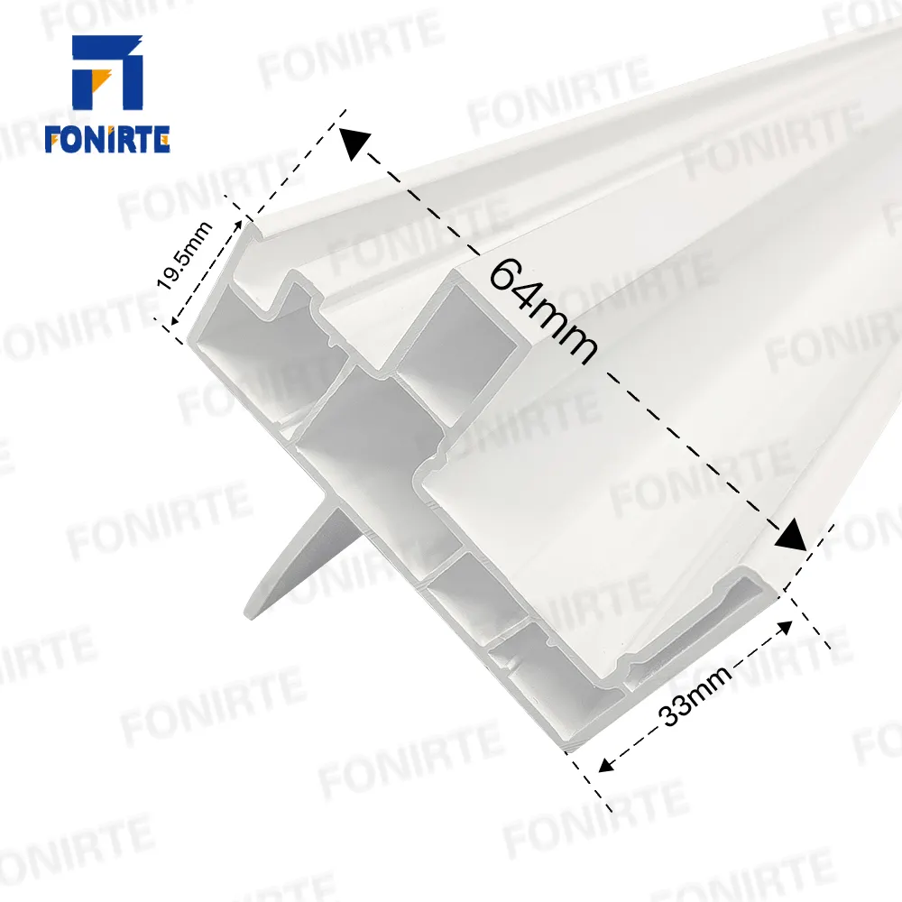 Fonirte工場卸売最新スタイルUPVCシングルサッシHung Tiltプラスチックフローリングその他窓外部ドアPVCプロファイル