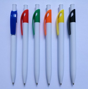 Stylo à bille en plastique personnalisé imprimé pour la publicité - Product Image 1