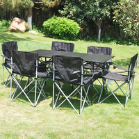 Chaise de camping pliable avec sac de transport, en acier et tissu Oxford, avec porte-gobelet et dossier robuste