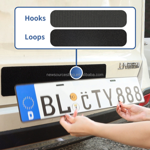 Kentekenplaathouder plaka tutucu cırt cırt bant çerçevesiz plaka tutucu yapışkan bant - Product Image 4