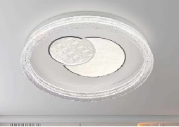 Lampu Plafon Minimalis Modern Set Pencahayaan Rumah Lengkap, Lampu <span class=keywords><strong>LED</strong></span> Flush Mount Gaya Krem Spektrum Penuh Perawatan Mata untuk Ruang Tamu - Product Image 4