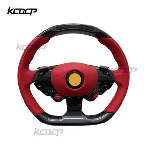 Volante Deportivo de Fibra de Carbono con LED para <span class=keywords><strong>Ferrari</strong></span>, Actualización para GTC4, 458, 488, <span class=keywords><strong>FF</strong></span>, F12 - Product Image 1