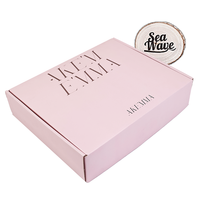 Boîte en carton ondulé violet de luxe personnalisée pour l'expédition, l'emballage automatique et les cadeaux de Noël, faible MOQ