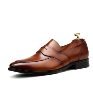 Nuevos Zapatos Oxford de Cuero Genuino para Hombre, Diseño Elegante y Moderno, Punta Cuadrada, para Negocios, Bodas y Eventos Formales, JiuZhou C1-13-1 - Product Image 5