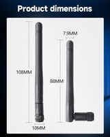 700-2700MHz GSM 3G 4G LTE Rotatif SMA En Caoutchouc Externe Booster Routeur Antenne